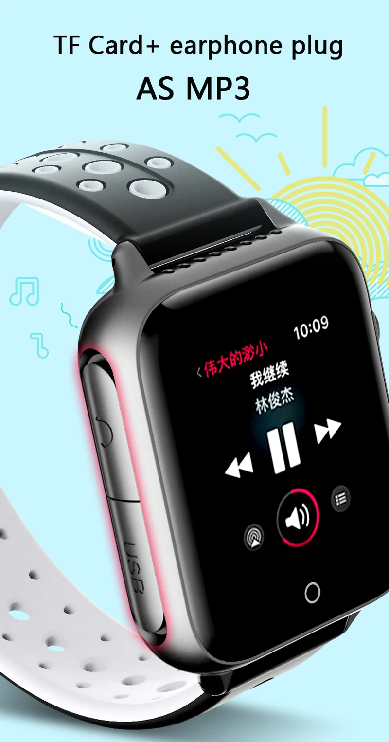  V9 Children Students GPRS LBS Smart Watch Kids SIM Card 1.54 inch Touch Screen SOS Call Tracker Sma