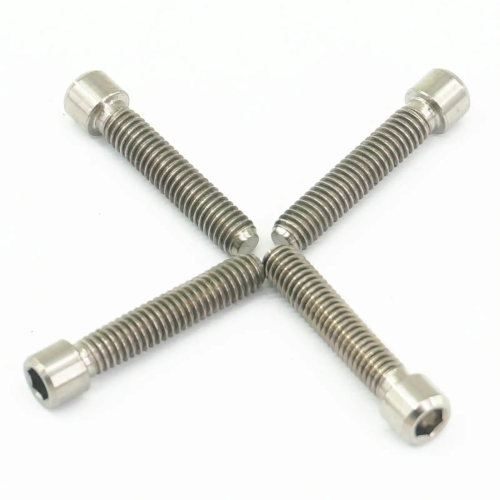4 PCS M4x20mm Ti GR5 Titanium Bolts Screws For Bike Derailleurin