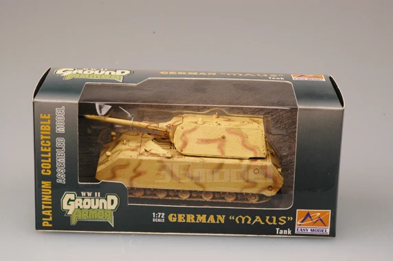 Модель TRUMPETER EASY model 36205 1/72 емкость для взвешивания немецкая maus собранная модель