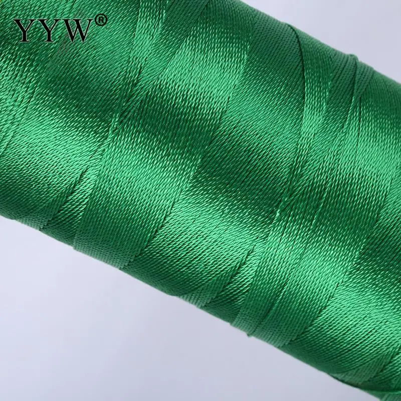YYW 1,5 мм Набор для изготовления ювелирных украшений вручную шнур нить шелковая нить для бисера Жемчужная Нить 100 м Катушка нейлоновый шнур провод бижутерия нить