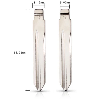 Chiave telecomando per Citroen Elysee Picasso Chiave A Distanza - KEYYOU 17 di Ricambio di Vibrazione A Distanza Stelo della Chiave Chiave Dell automobile in