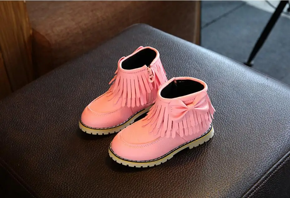 Children's leather snow boots14