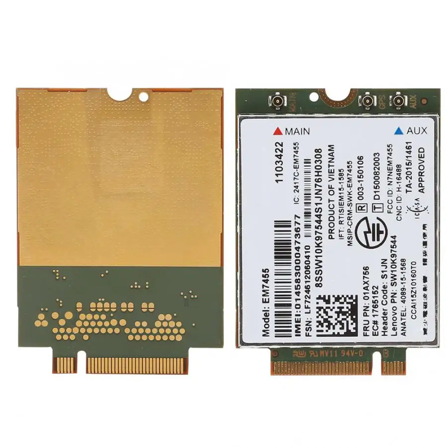 Модуль 4G LTE для ноутбука ThinkPad T460 T460p T460s UMTS/HSDPA/HSPA + сетевая карта|Сетевые карты| |