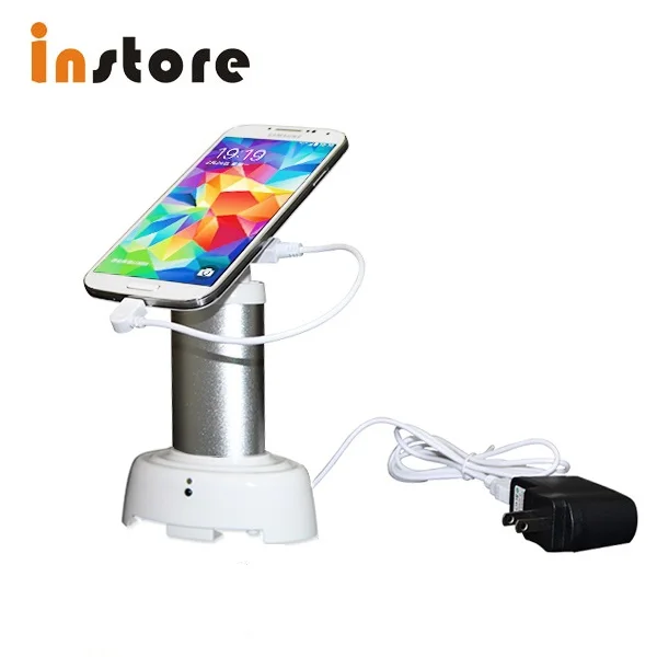 mobile secure display alarm charge stand with 3M sticker anti theft