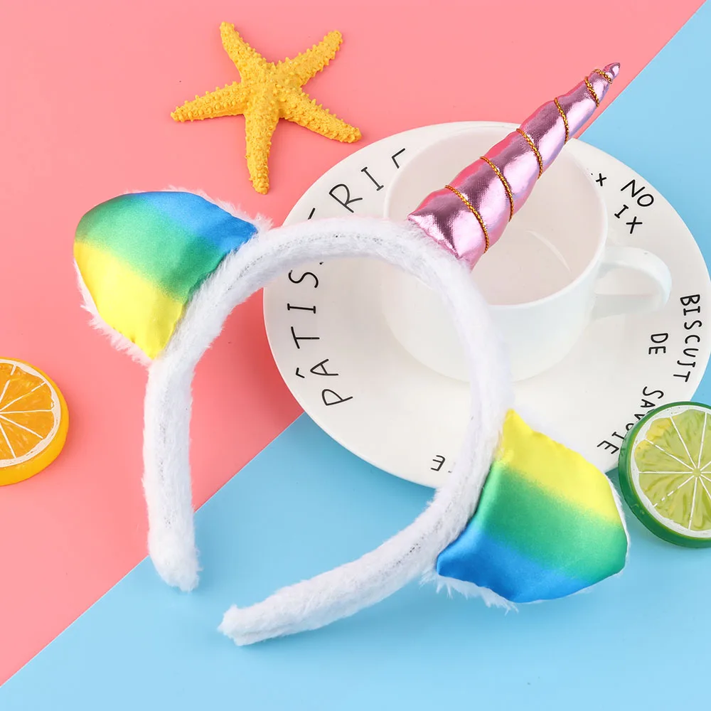 1pc new kids adult cute unicorn horn hair hoop halloween party for girls diy crafts hair - Cheap Halloween Crafts 1pc new kids adult cute unicorn horn hair hoop halloween party for girls diy crafts hair - Cheap Halloween Crafts