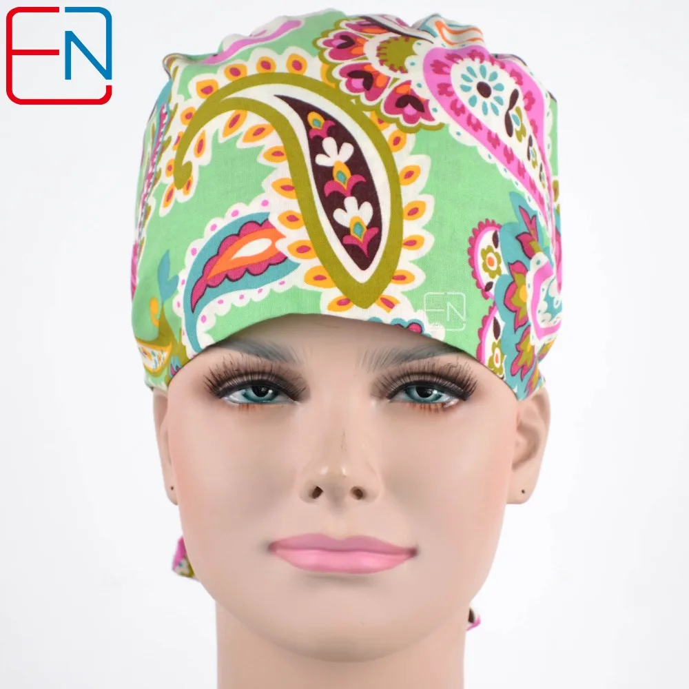 Buy Matin long hair scrub hats for female 100 cotton