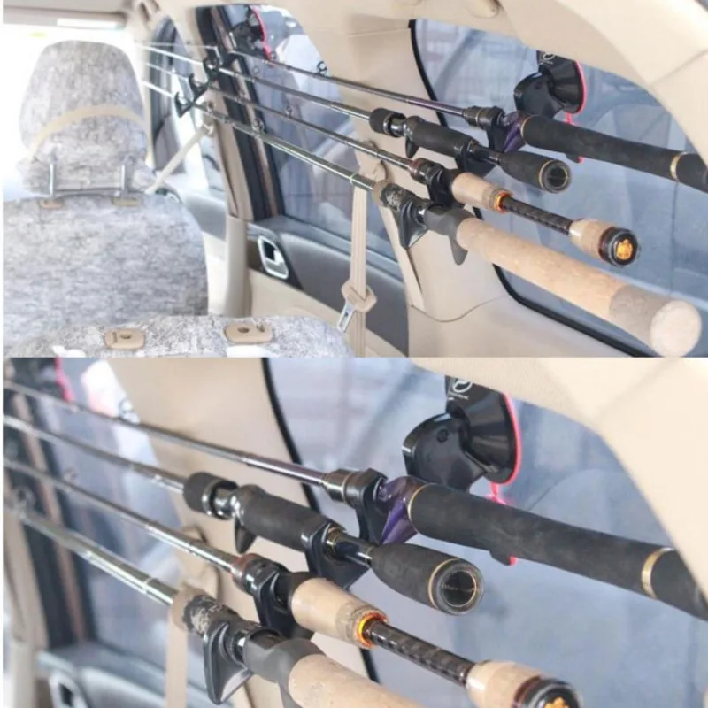 

Portable Fishing Rod Holder Fly Fishing Vehicle Car Rod Holder Fishing Pole Rack Bracket With Suction Cup Fishing Accessories Ta