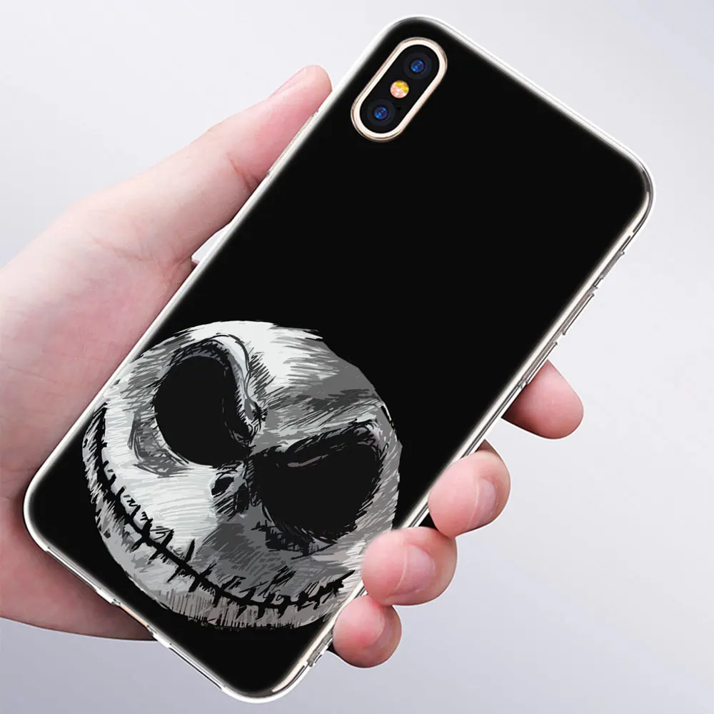 Модный силиконовый чехол Jack skellington для Apple IPhone 11 Pro XS Max X XR 7 8 6 6s Plus 5S SE TPU мягкий чехол для телефона s