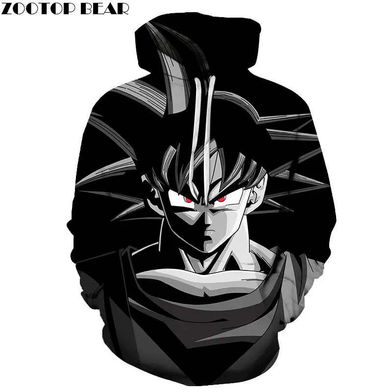AFKH1499 Dragon Ball красные глаза худи в стиле аниме Мужской пуловер свитшот, пулловер, Толстовка Повседневная одежда толстовка Прямая поставка zootop bear - Цвет: AFKH1499