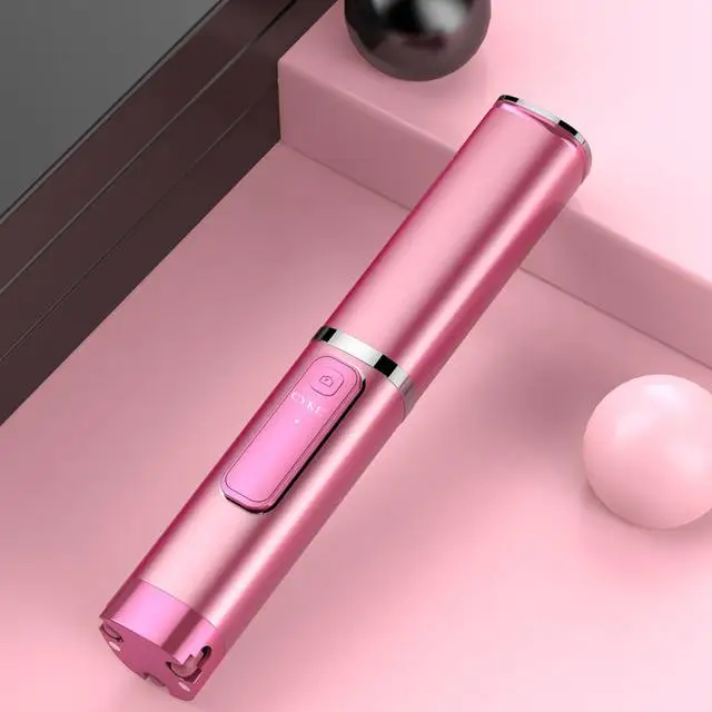 EastVita H1 многофункциональная палка для селфи с дистанционным управлением, штатив с автоспуском, телескопическая палка для Android, Apple, смартфонов r20 - Цвет: pink