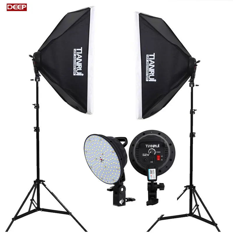 Estudio fotográfico 28w LED Softbox set studioset Studio lámpara lámpara Studio con trípode