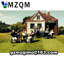 Воздушная до двери! 6*4*5 м гигантский надувной паб, открытый вечерние надувные бар, светильник переносной воздушный стенд, воздуходувка для B