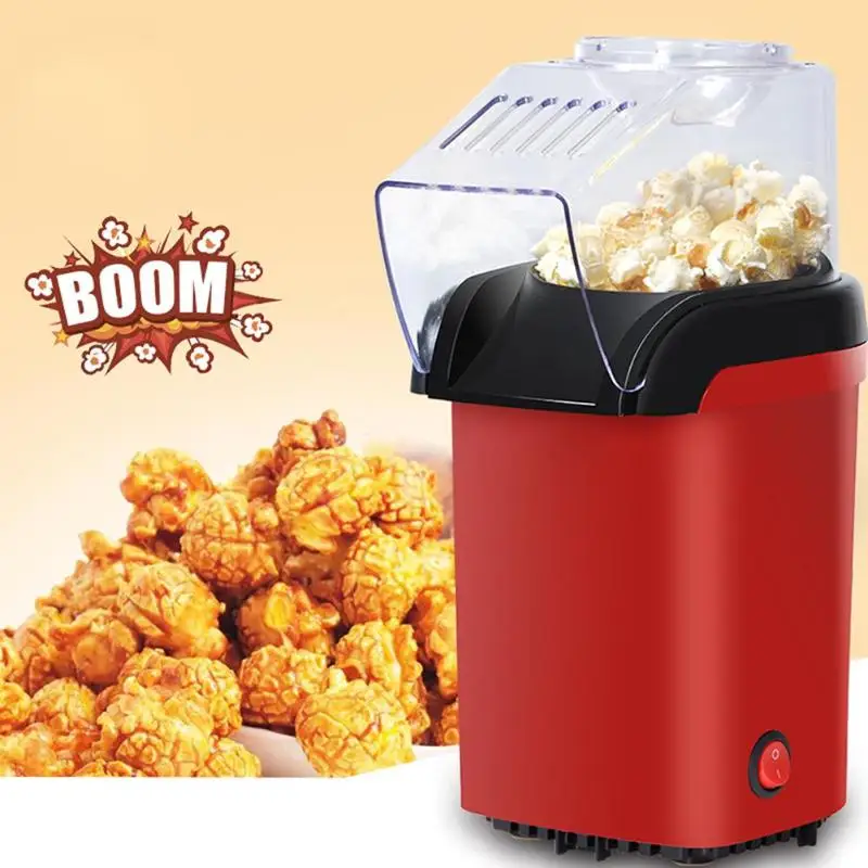 

Alloet 1100W Popcorn Maker Household Mini Popcorn Machine Automatic DIY Corn Machine Popcorn Popper Kitchen Tools