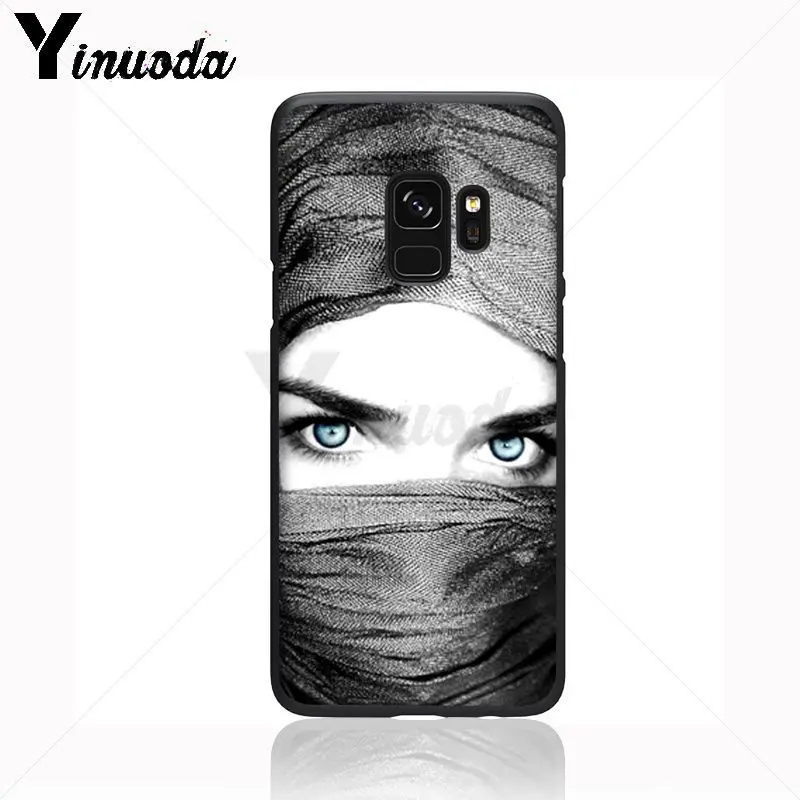Muslim islamic gril eyes