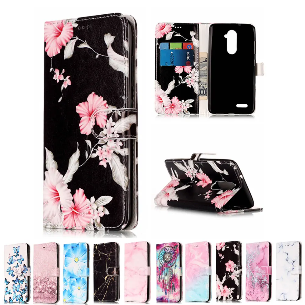 DAXING мультфильм флип чехол Coque для zte 981 бумажника держатель карт сумки мобильных