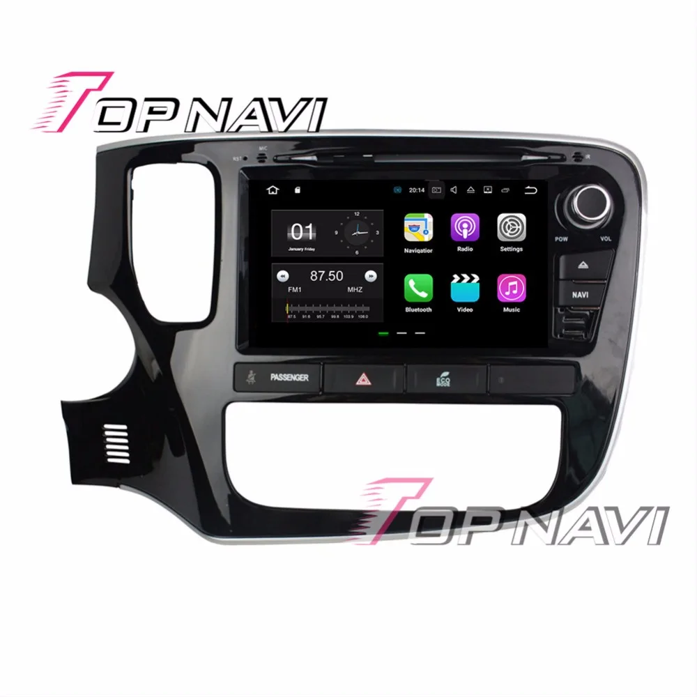 Topnavi 8 ''Android 7.1 Авто Радио тюнер для Mitsubishi Outlander 2015 Автомобильный мультимедийный