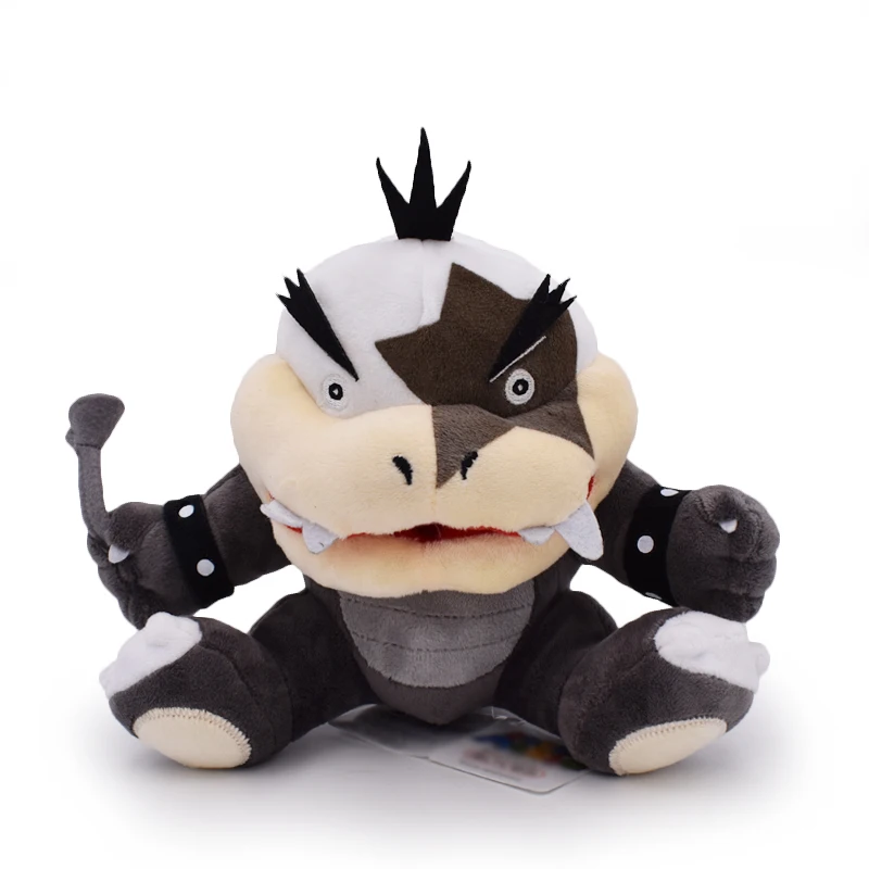 

7"18cm Free Shipping 1Pcs Super Mario Bros Koopa Morton Stuffed Plush Toys With Tag Gift Free Shipping