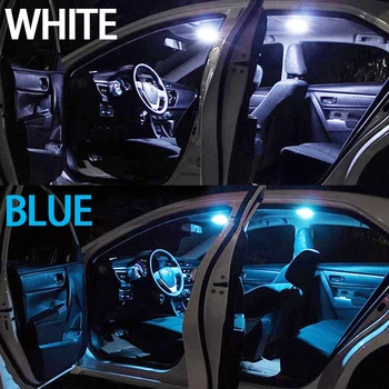 

8Pcs White For Nissan X-trail 2008 2009 2010 2011 2012 Ice Blue Canbus LED Lamp Car Bulbs Interior Package Kit Map Read Lights