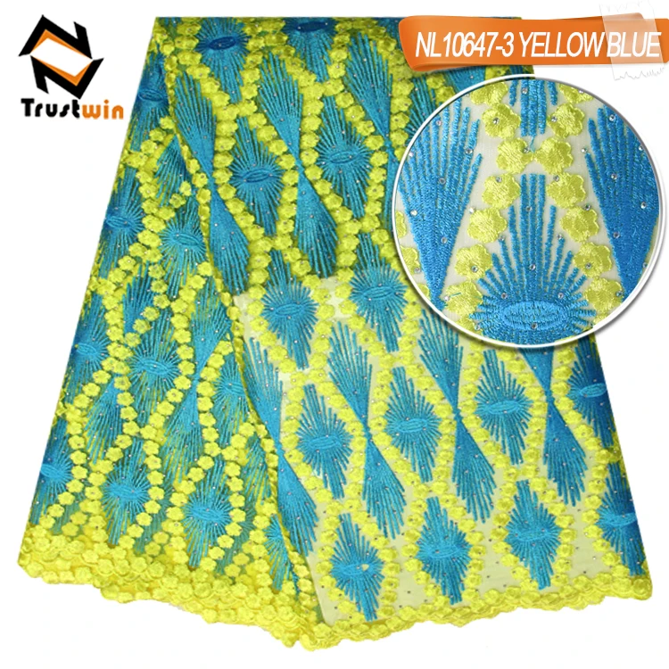 

nigerian lace fabrics french net lace embroidery tulle fabric with rhinstones latest african laces 2018 for dress