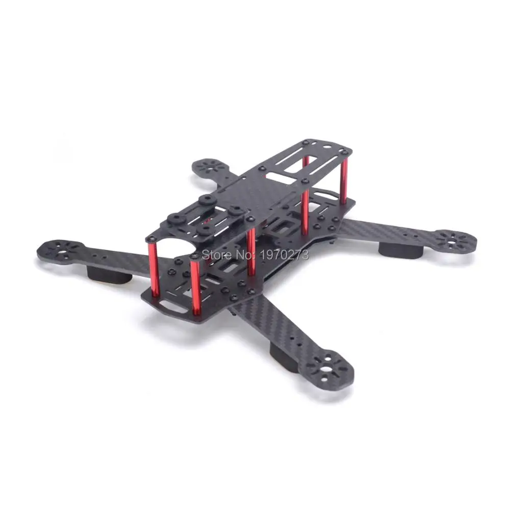 Углеродное волокно ZMR250 C250 Квадрокоптер и 2204 2300kv двигатель BLHeli 12A Esc CC3D EVO