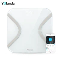 Yolanda CS20E цифровые весы для ванной, весы для жира, бытовые электронные напольные весы, Bluetooth Mi весы состава тела - изображение