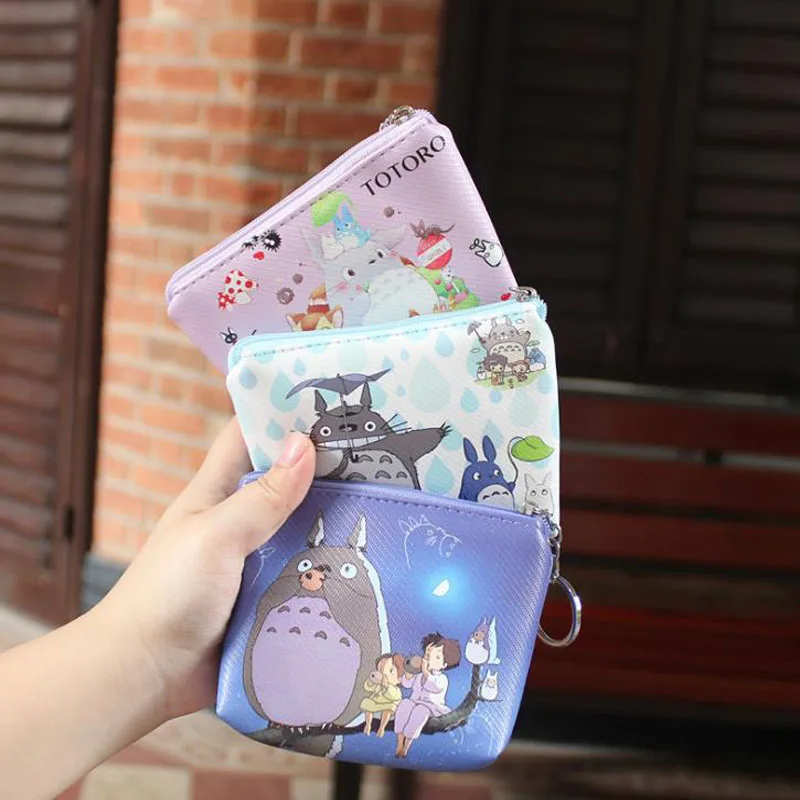 

1 Pcs Novelty Cartoon Totoro Mini Zipper File Bag Document Bag Stationery Filing Production for School Office Supplies
