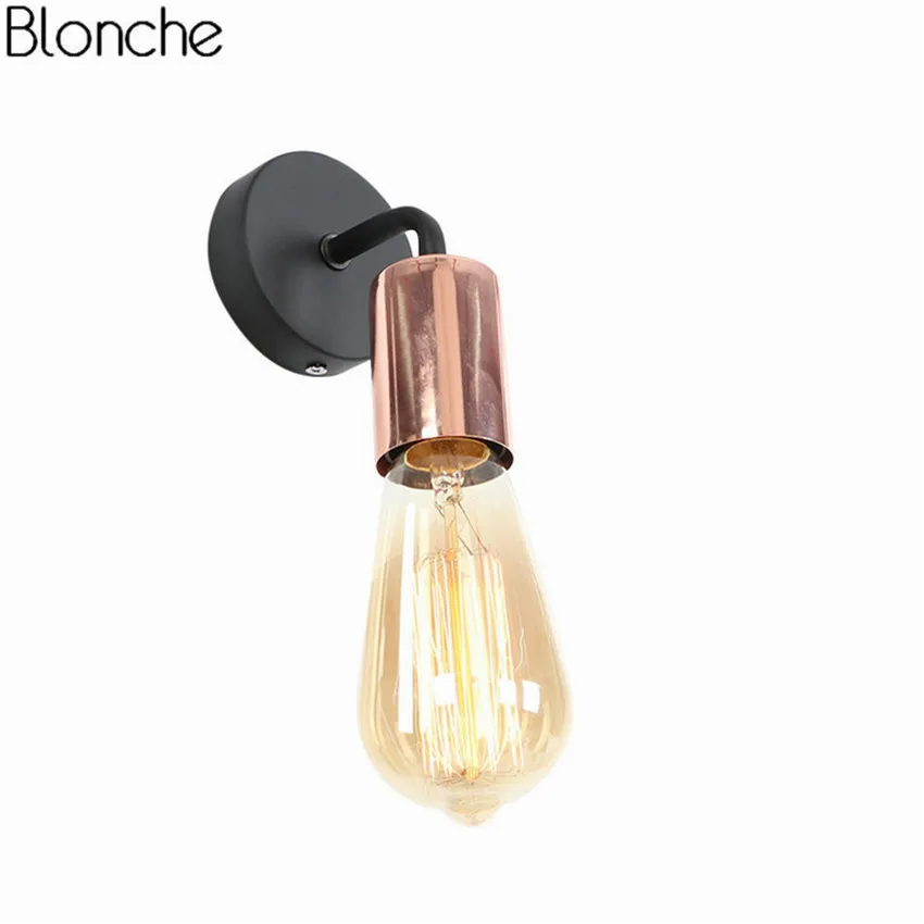 

American Loft Wall lamp Led Sconce E27 Vintage Wall Lights for Living Room Bedroom Kitchen Light Fixtures Home Industrial Decor