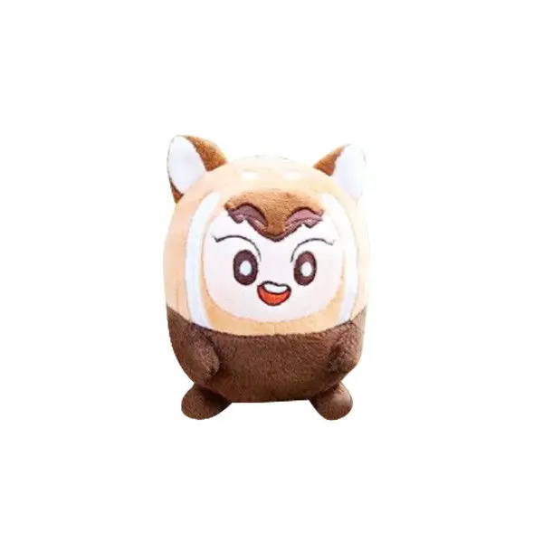 

PCMOS 10cm/4 inch Kpop EXO Mini Plush Toy PP Cotton Soft Doll KimMinseok XIUMIN Raccoon Animal Plush Doll Gifts Collection