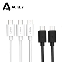 Aukey 3 шт. Micro USB кабель 1.2 м Быстрая зарядка кабель 5 В 2A Android кабель для передачи данных мобильного телефона кабель для Samsung HTC Xiaomi LG телефоны