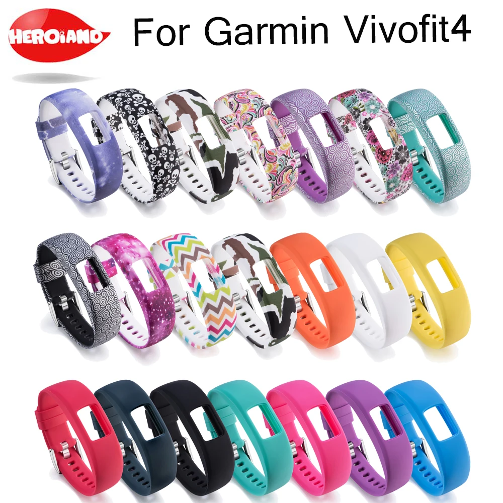 Сменный силиконовый ремешок S L для Garmin Vivofit 4, фитнес-трекер, Ремешки для наручных часов для Garmin Vivofit 4, браслет