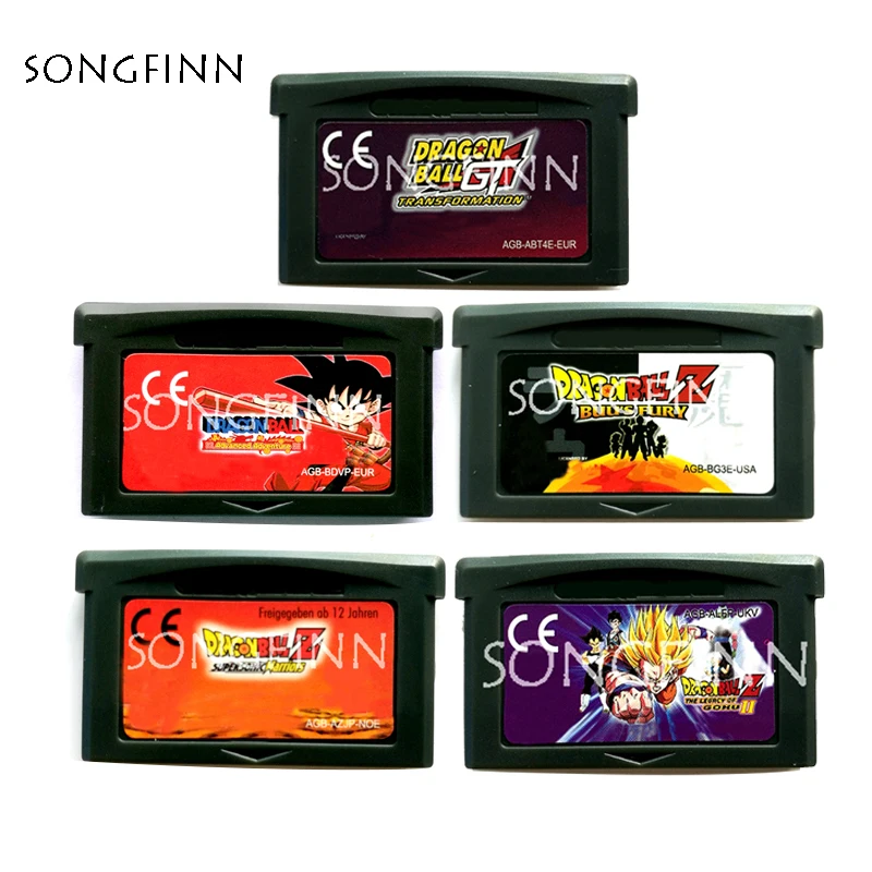 

Dragonball GT Z Series Dragon Ball The Legacy of Goku II Series Memory Cartridge Card for 32 Bit Video Game Console Accessories