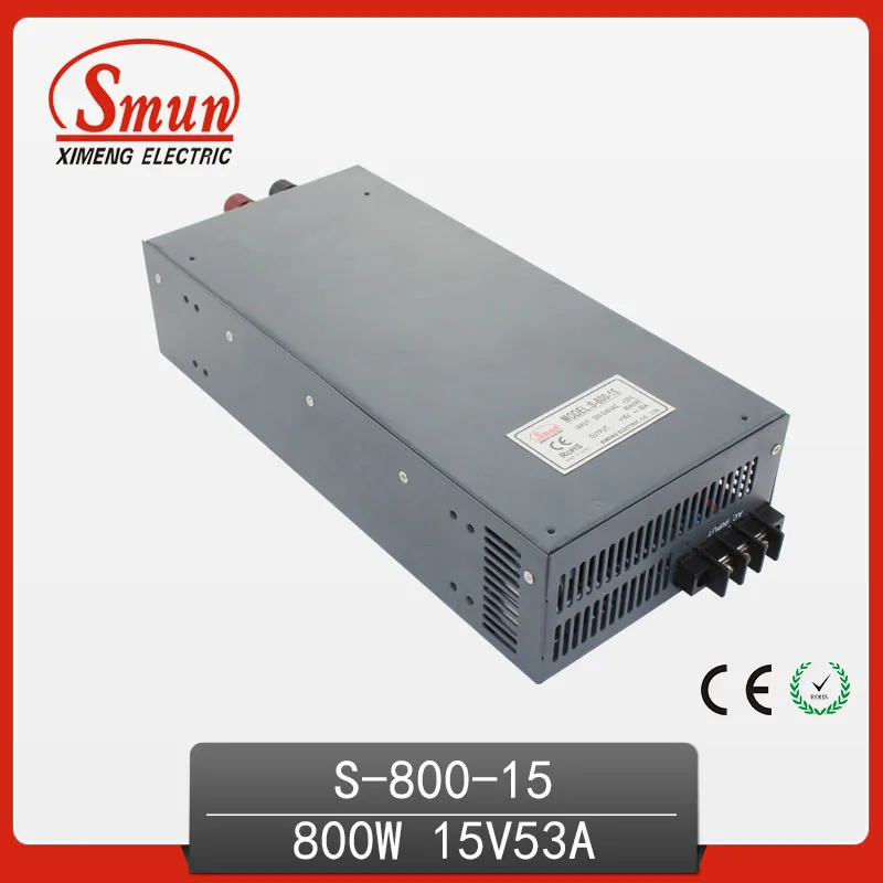 

Smun Professional Power Supply 800W 24V 33A Single Output AC-DC Switching Power Supply For LED And Industrial Usage