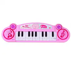 Детские Музыкальные инструменты клавиатура раннее пианино Дети дошкольного розовый, синий обучения свыше 3 лет повседневные игрушки