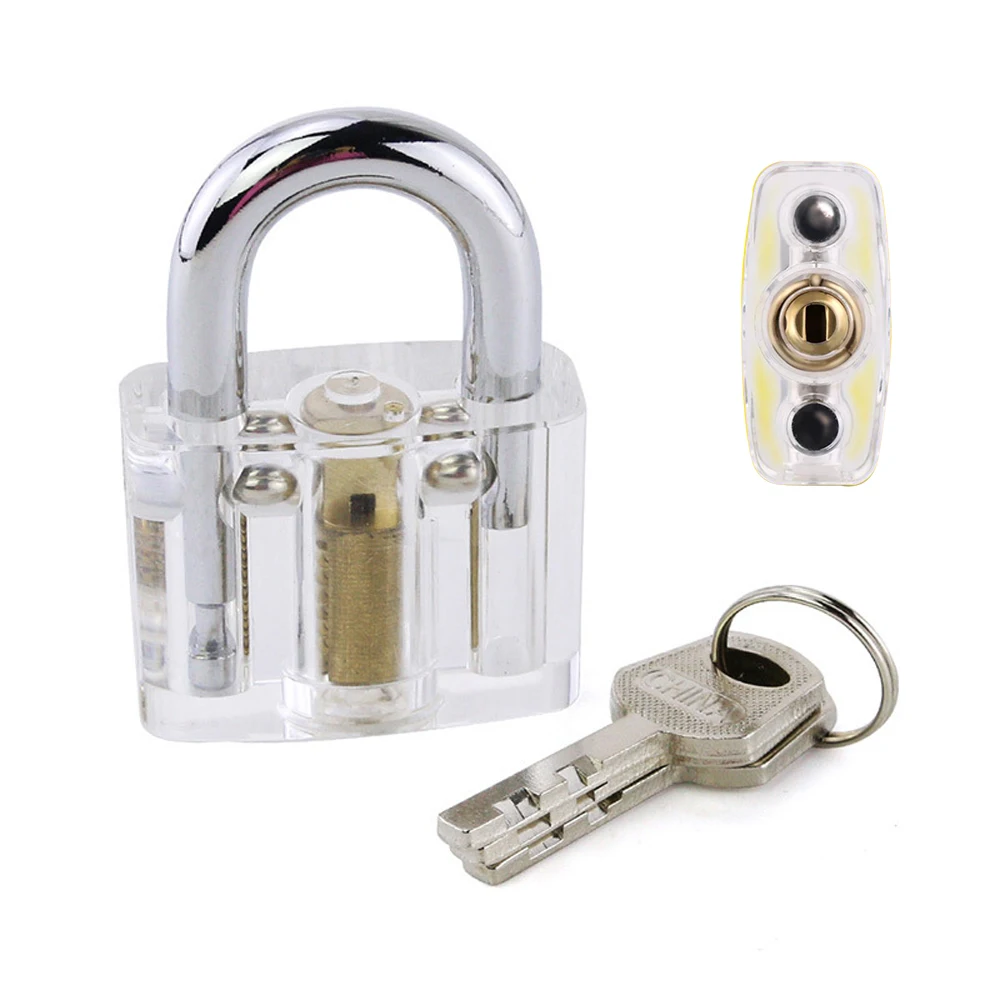 CHKJ Hardware Cutaway Lock Transparent Training Skill Professional Visable Practice Padlocks Lock Pick For Locksmith