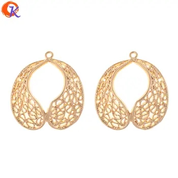 

Cordial Design 30Pcs 24*26MM Jewelry Accessories/Charms Earrings/DIY Making/Genuine Gold Plating/Hand Made/Earring Findings