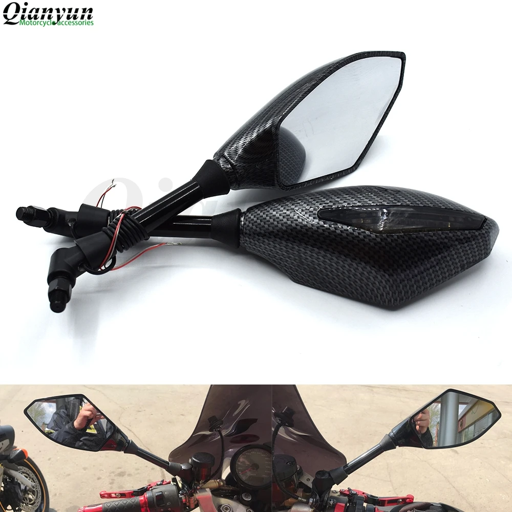 

Universal motorcycle LED turn signal rear view mirror turn signal indicator For KTM 690 DUKE 990/1290 SUPER DUKE RC8/R