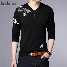 Новинка, модный брендовый мужской свитер, пуловер с v-образным вырезом, облегающие вязаные Джемперы, Рождественский зимний корейский стиль, повседневная мужская одежда