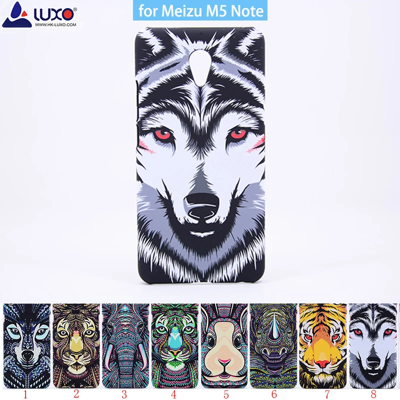 Оригинальный жесткий чехол Luxo для телефона Meizu M5 Note с рисунком леса короля Aztec