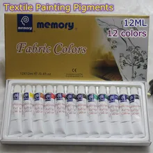 Professionelle Stoff Farben Farbe Nicht Toxic12 Farben 12 ml Farbe Gesetzt Textil Farben Pigmente