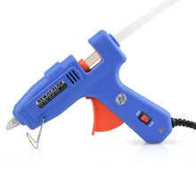 60W 100W EU Plug Hot Melt Glue Gun with Free 1pc 11mm Stick Heat Temperature Tool Industrial Guns Thermo Gluegun Copper Nozzle