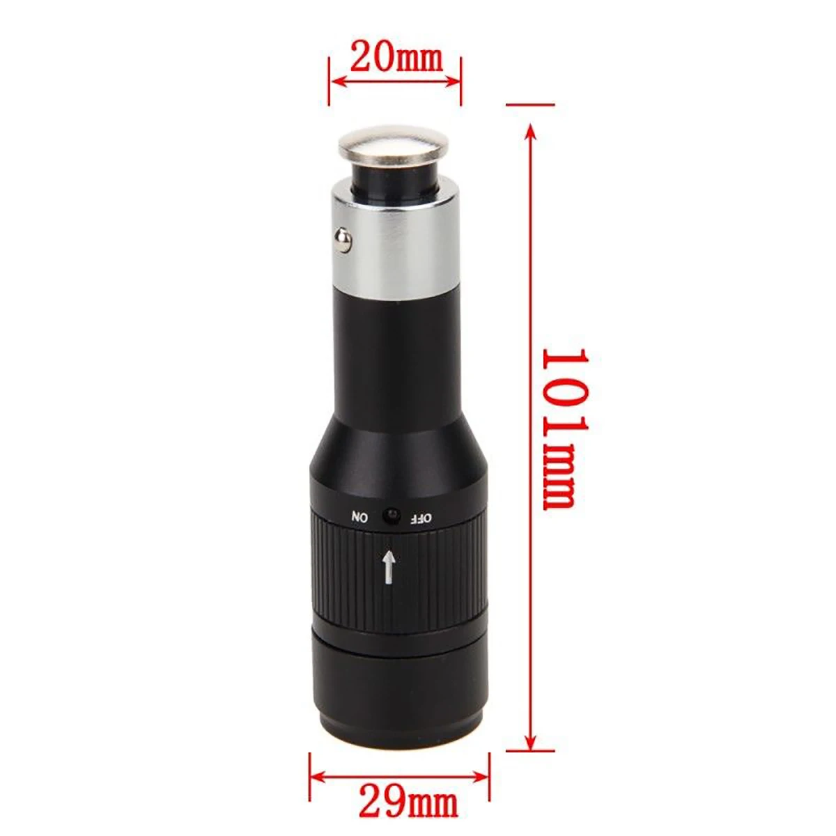 Outdoor 2000LM Car Cigarette Lighter Rechargeable LED Flashlight Torch Lamp