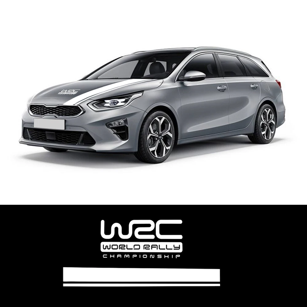 

car automobile hood sticker personalized line sticker engine cover sticker For KIA Ceed Rio 3 4 Sportage R Soul Cerato Sephia