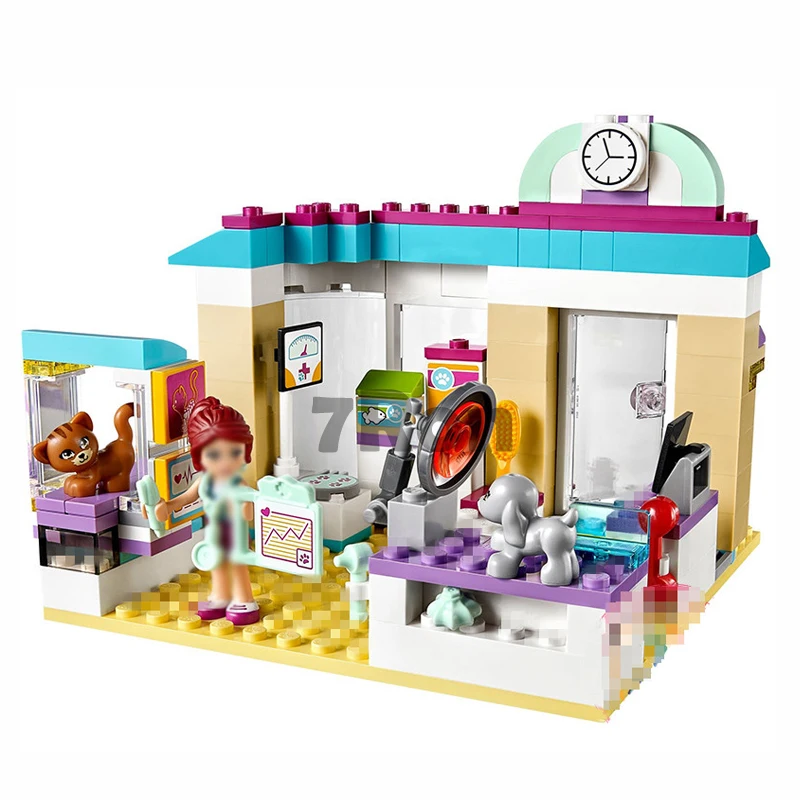 10537 Pet Hospital Vet Clinic Building Blocks Sets Diy Bricks