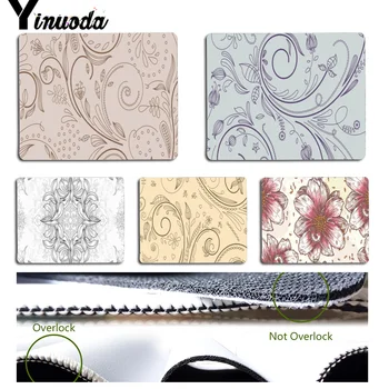 

Yinuoda Beautiful Anime Flower Pattern design Computer Gaming Mousemats Size for 18x22cm 25x29cm Small Mousepad