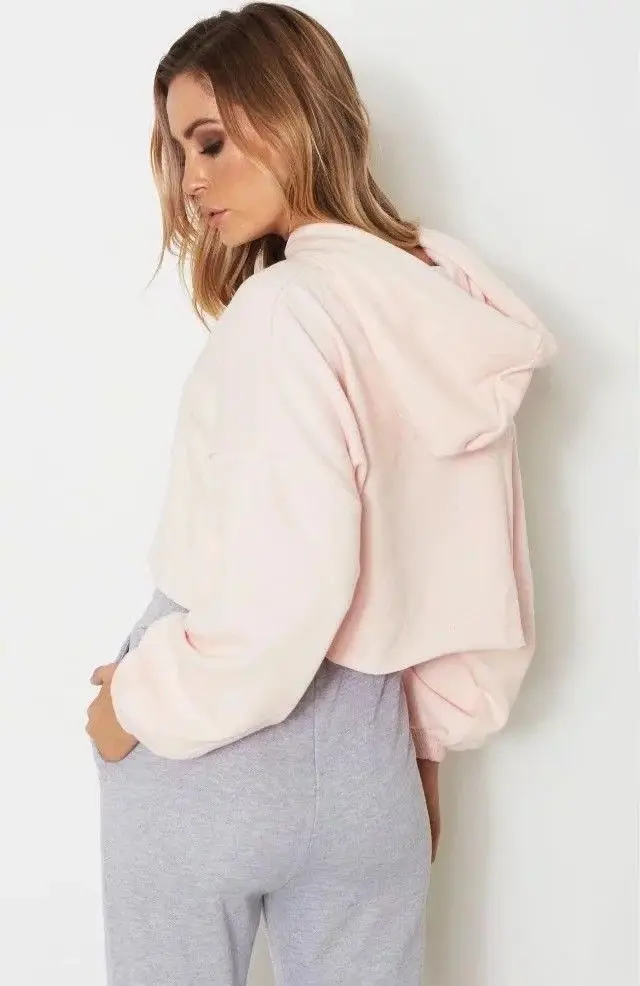 Женский короткий свитер с капюшоном и длинным рукавом|top hoodie|short sweatshirtlong sleeve hooded |