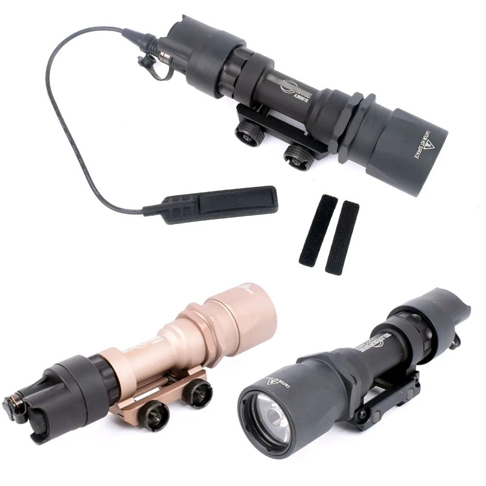 

Tactical Tactical SF M951 LED Version Super Bright Flashlight Weapon Lights With Remote Pressure Switch 20mm flashlight