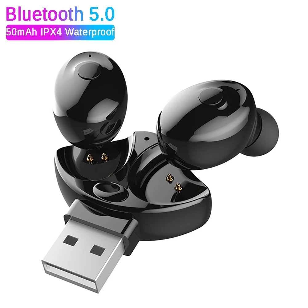 

XG-17 TWS Bluetooth5.0 Headset Mini Wireless Earphones Sports Stereo Earphone With Microphone For IOS Android