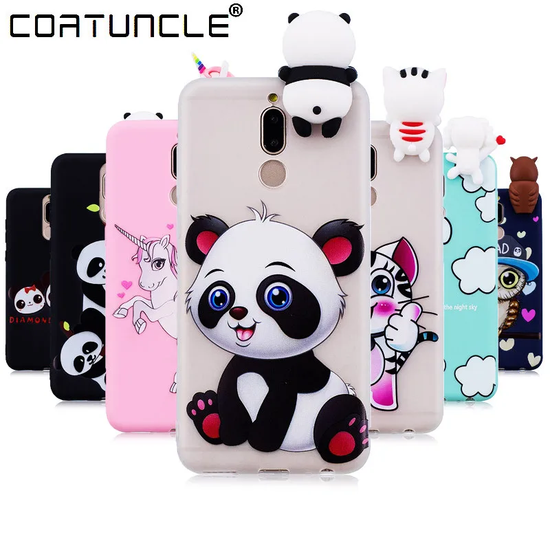 

Phone Cases sFor Fundas Huawei Mate 10 Lite Case Soft TPU Candy Color Cartoon Back Cover Huawei Honor 9i Maimang 6 Nova 2i Case