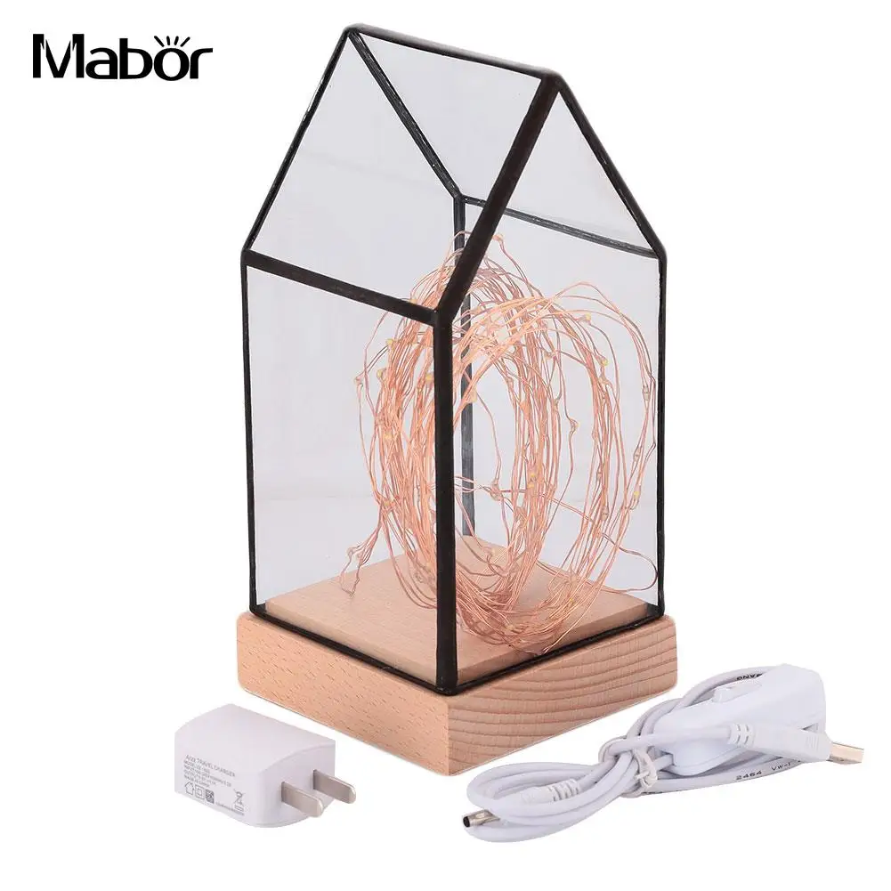 

Mabor Tree House Shape LED Warm White Beam Nightlight Light Lamp Gift 2W 40lm drop shipping