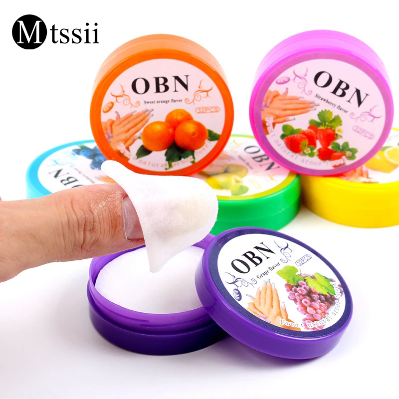 

Mtssii UV Gel Polish Remover Wipes Nail Art Napkins Cotton Pads Manicure Clearner Tool Gel Polish Remover Wraps 32pcs/box